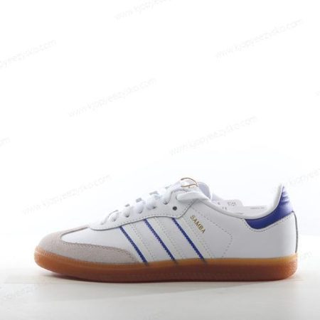 Herre/Dame Adidas Samba ‘Hvit Blå’ Sko IG2339