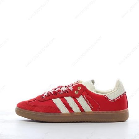 Herre/Dame Adidas Samba Wales Bonner ‘Rød Hvit’ Sko GY6612
