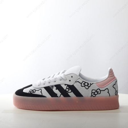 Herre/Dame Adidas Samba x Hello Kitty 2.0 ‘Hvit Svart Rosa’ Sko