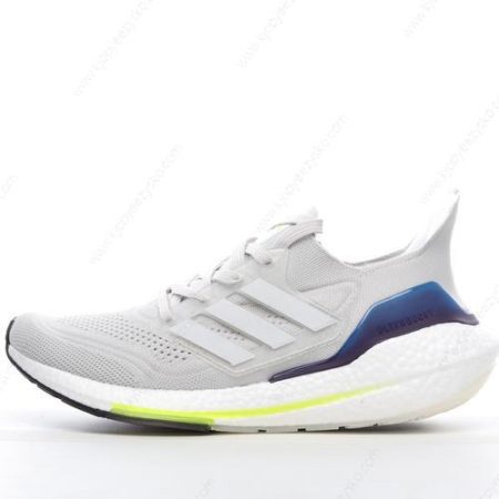 Herre/Dame Adidas Ultra boost 21 ‘Grå Blå Hvit’ Sko FY0371