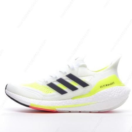 Herre/Dame Adidas Ultra boost 21 ‘Hvit Solgul’ Sko FY0401